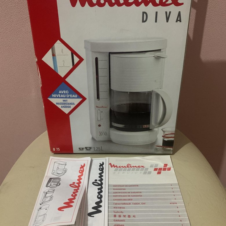 Кофеварка Moulinex Diva – купить в Пушкино, цена 1 500 руб., дата ...