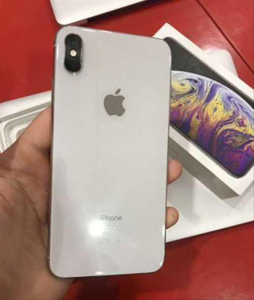 Xs max silver фото