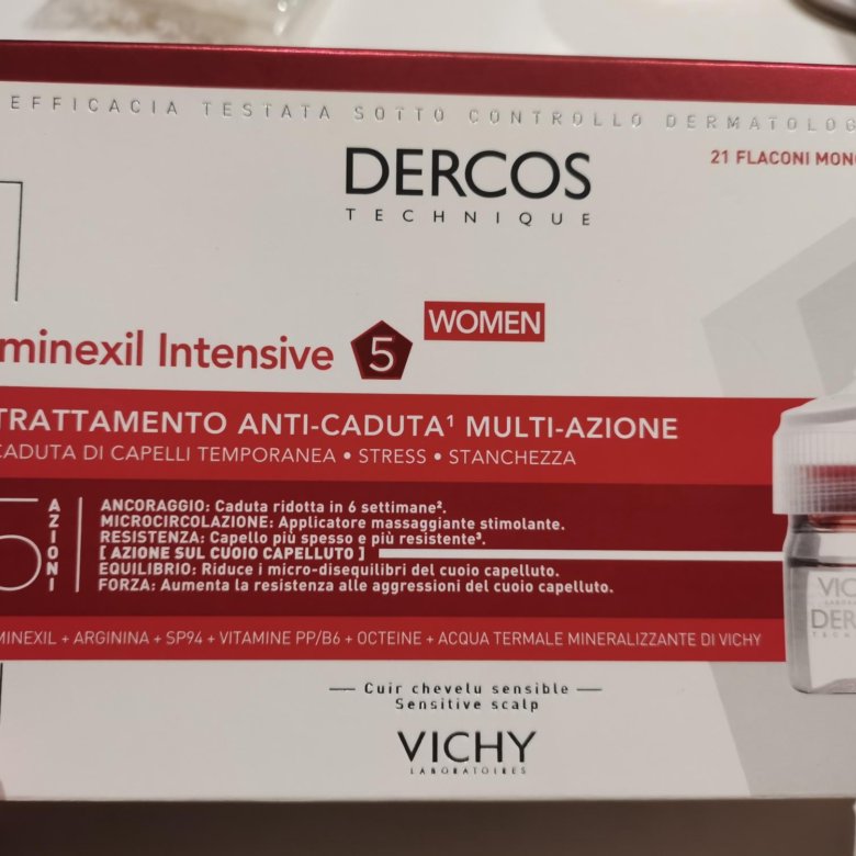 Vichy dercos aminexil intensive 5 цены