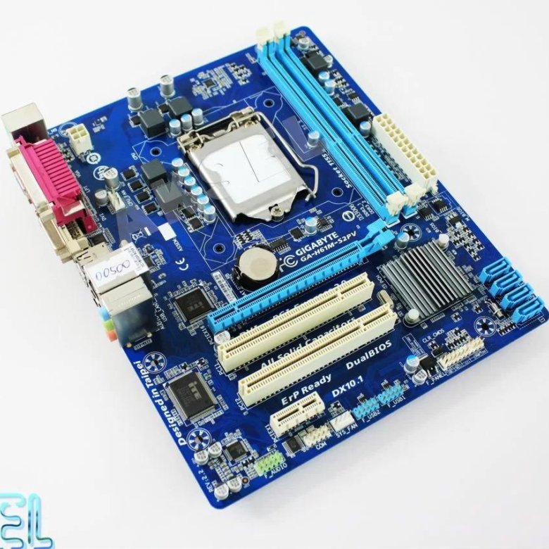 Плата ga h61m s2pv. Gigabyte ga-h61m-s2pv. gigabyte 1155. плата на 1155 с м.2.