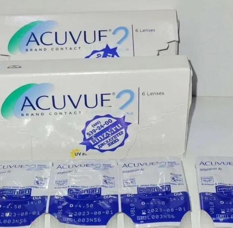 Линзы acuvue 2 4