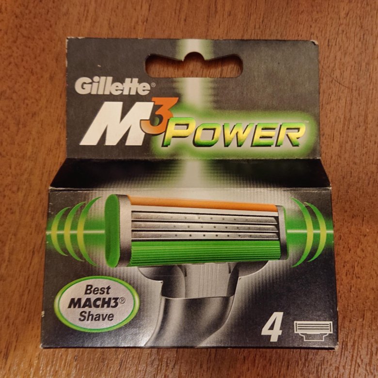 Кассеты Gillette Mach3 M3 Power 4 шт. – купить в Москве, цена 1 100 руб ...