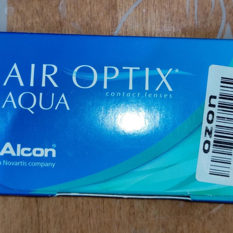 Линзы air optix aqua