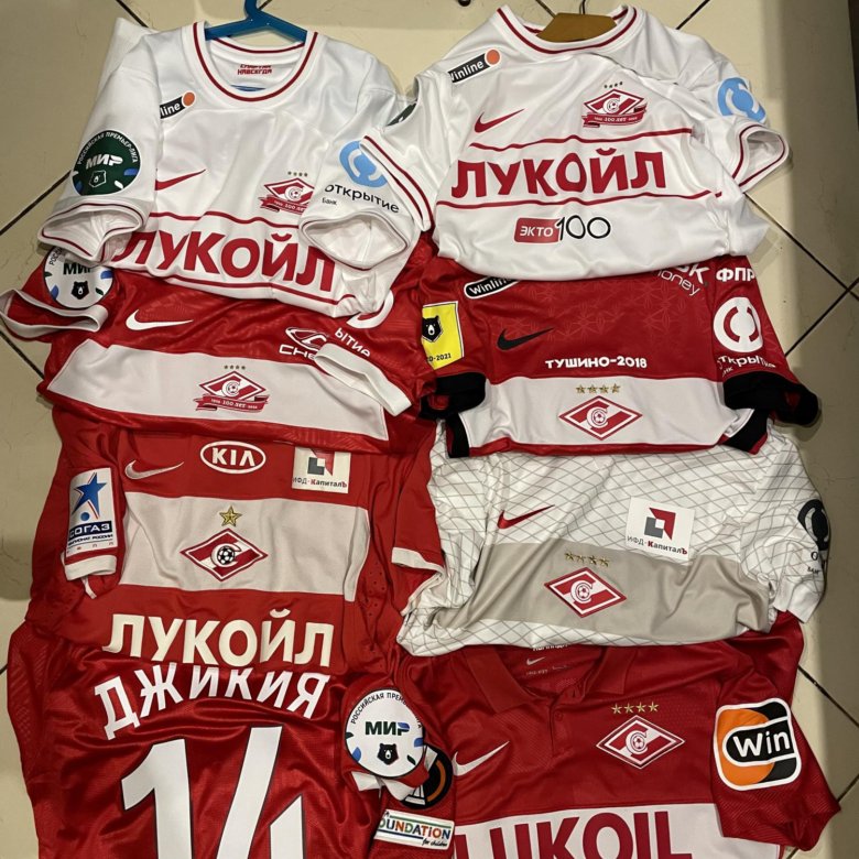 Игровая футболка спартак – купить в Москве, цена 5 000 руб., истекает ...