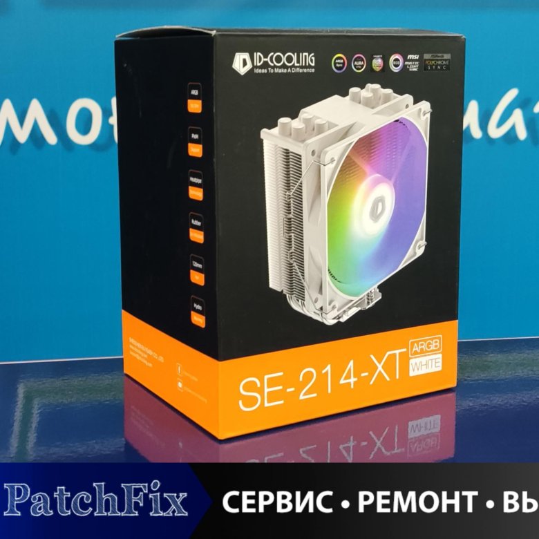 Id cooling se 214 xt 180w. Se 214 XT коробка.