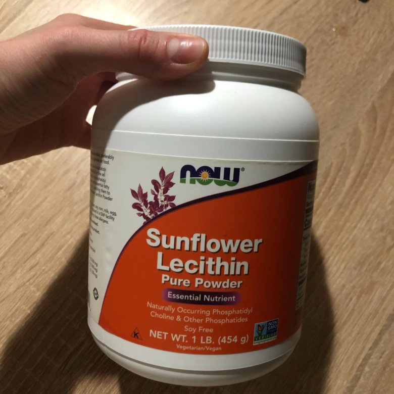 Лецитин подсолнечный Now. Now Sunflower Lecithin Pure Powder.