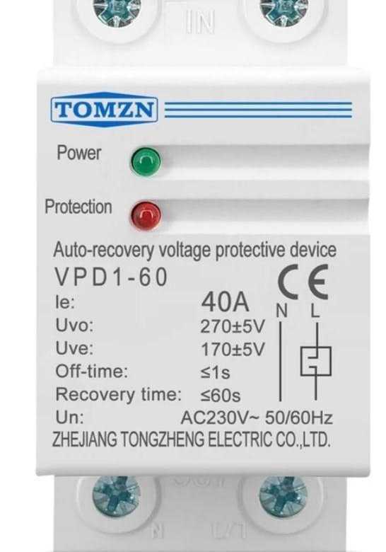 Реле напряжения TOMZN. Реле напряжения TOMZN tovpd1-63. Реле напряжения TOMZN tovpd1-60-EC. TOMZN 63a WIFI.