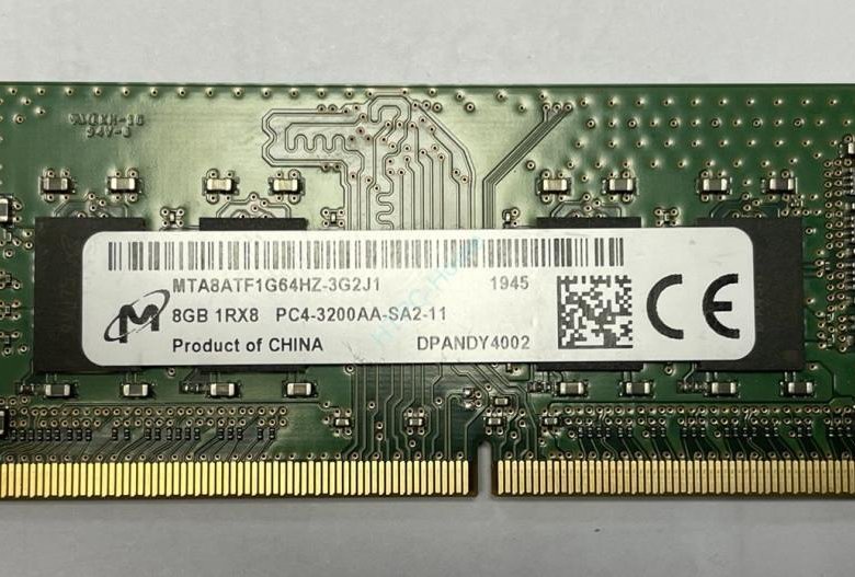 Micron ddr4 3200. Mta4atf1g64hz-3g2b2.