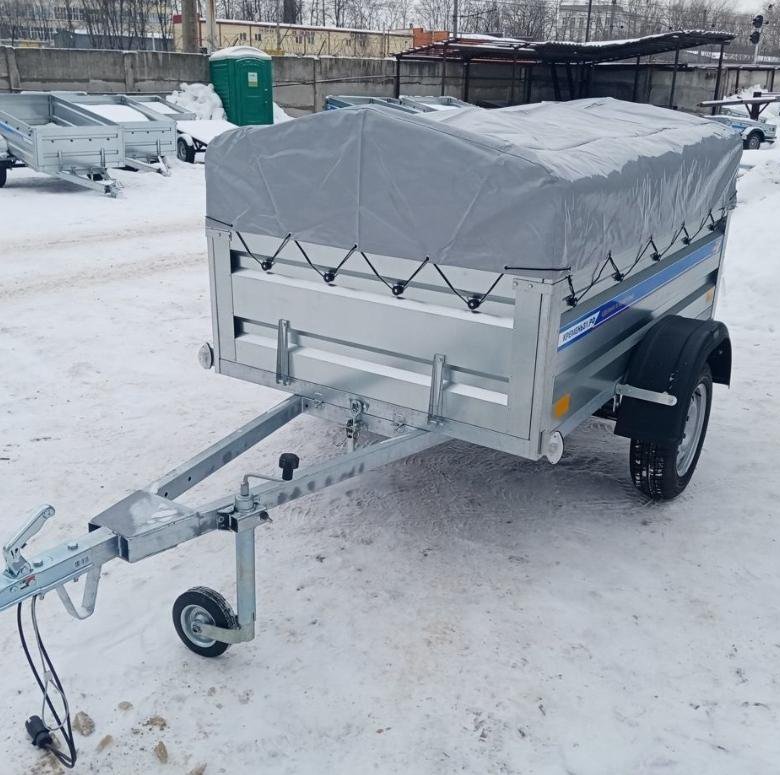 Прицеп легковой 2000х1300х500 с тентом и колесами – купить в Москве ...