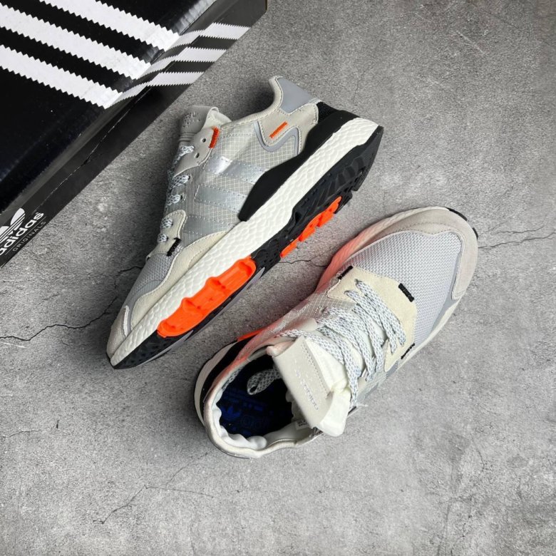 Adidas Nite Jogger Grey Orange