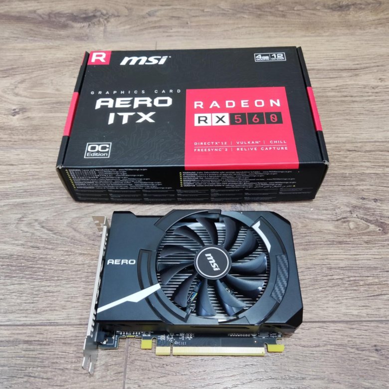 Msi rx 560 aero 4gb. RX 560 Aero.