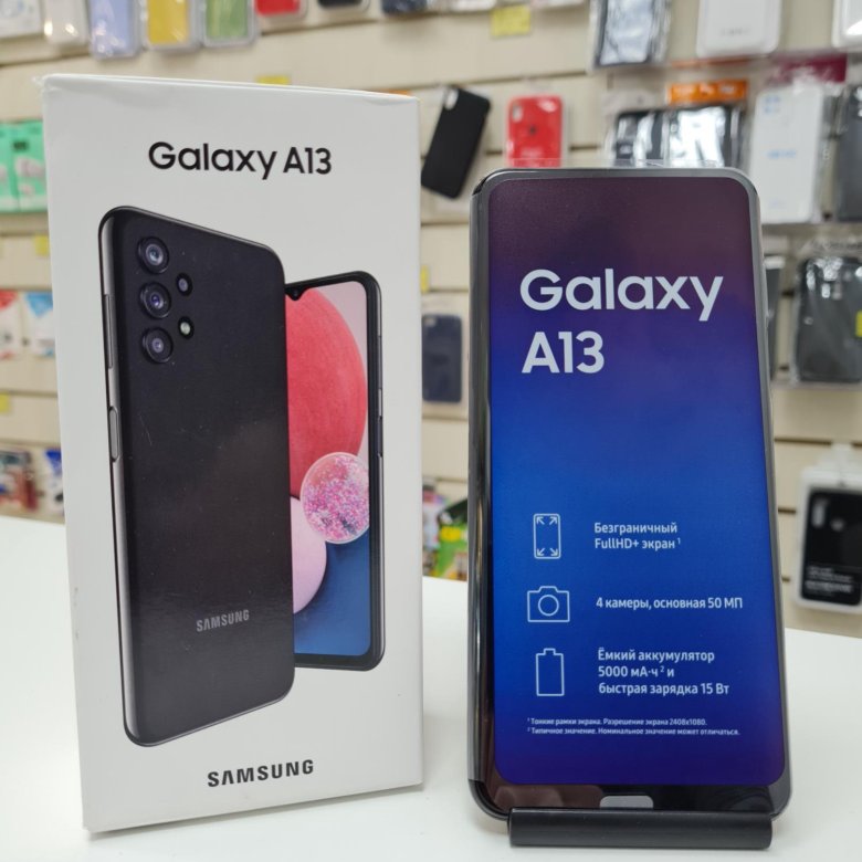 Новый смартфон Samsung Galaxy A13 3/32Гб, Black – купить в Санкт ...