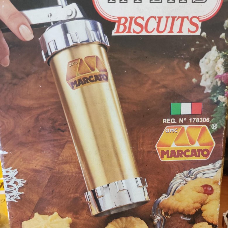 Marcato Biscuits шприц пресс пистолет для печенья