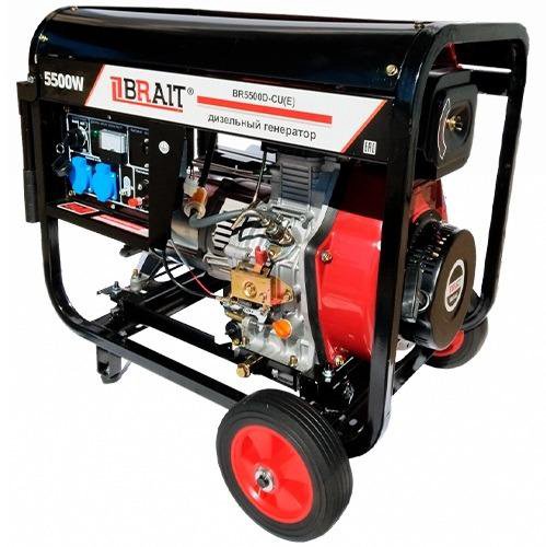 Генератор дизельный Brait BR-5500D (5.5 кВт) – купить в Красноярске ...