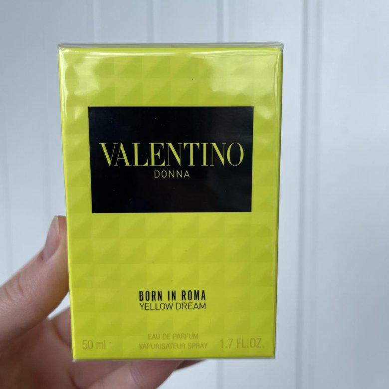 Valentino donna born in roma yellow