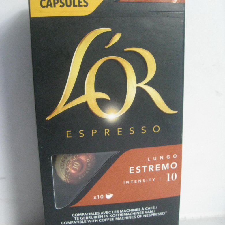 Кофе в капсулах Nespresso L'or – купить в Санкт-Петербурге, цена 300 ...