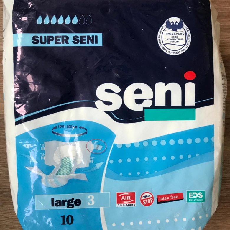 Super seni large 10. Прокладки Seni super.