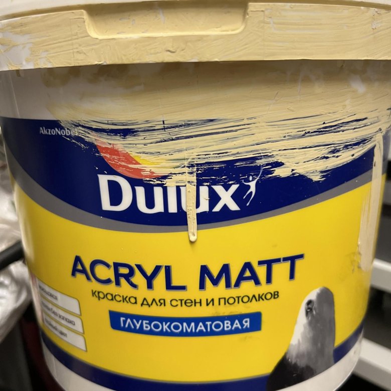 dulux acryl matt - краска для стен и потолков