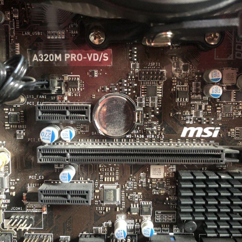 Материнская плата MSI A320M PRO-VD/S – купить в Владивостоке, цена 3 ...