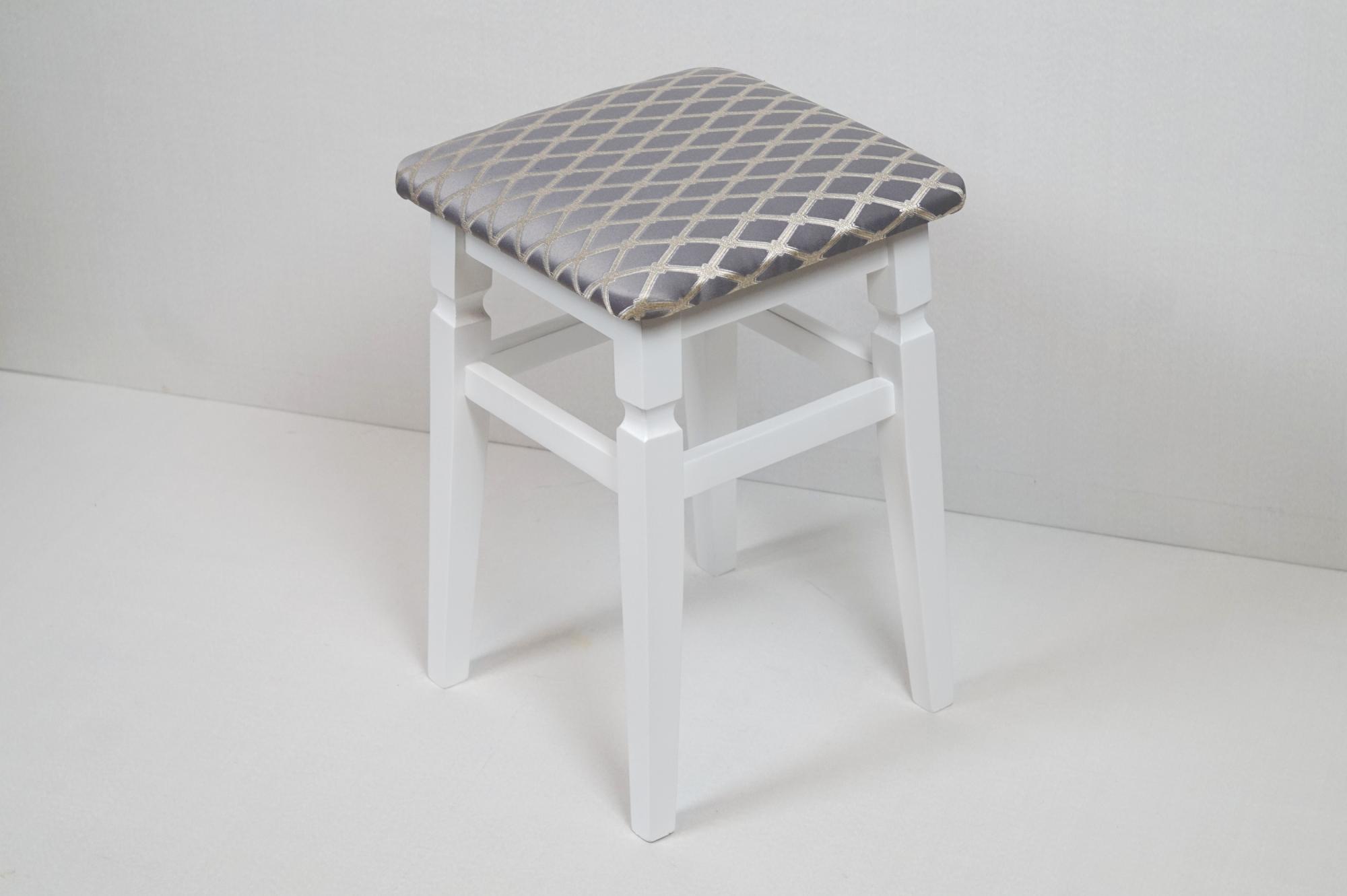 Marius мариус табурет, белый45 см. белые табуретки. табурет ирис натуральное дерево.