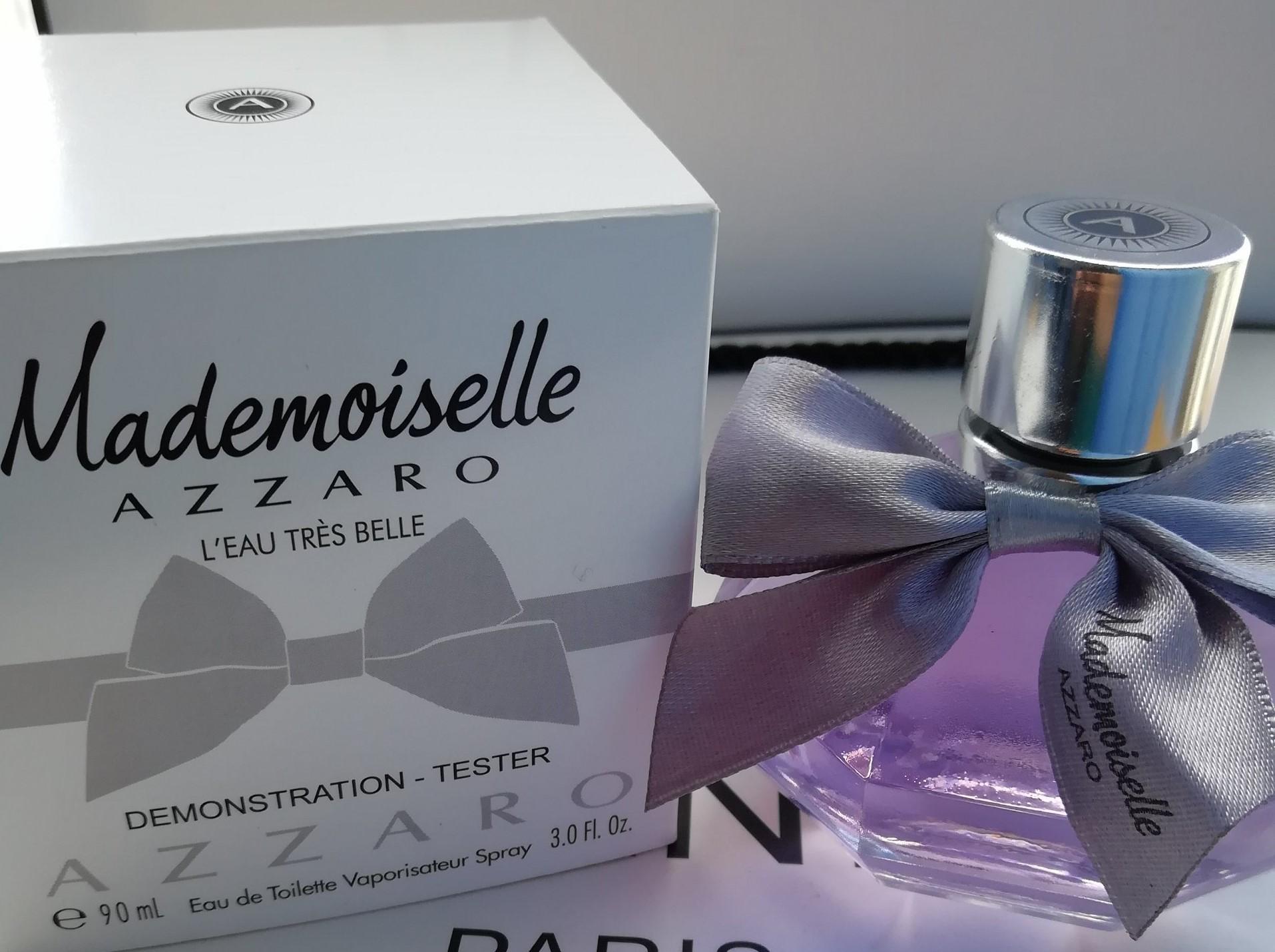 Azzaro mademoiselle l eau tres. Мадмуазель Аззаро. Мадемуазель азаро духи. Мадмуазель Аззаро Belle. Azzaro Mademoiselle (тестер азаро).