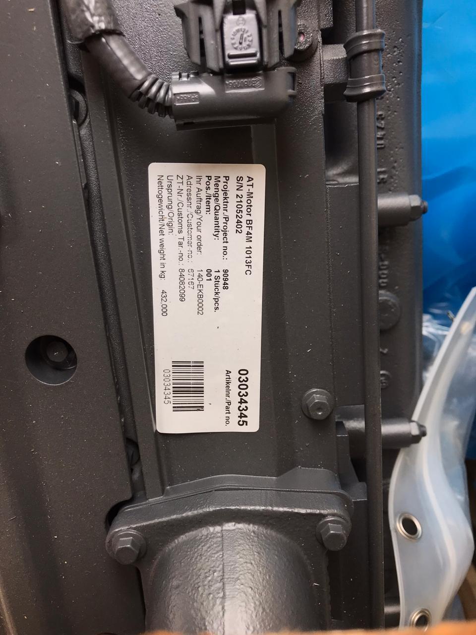 Двигатель deutz bf4m1013fc