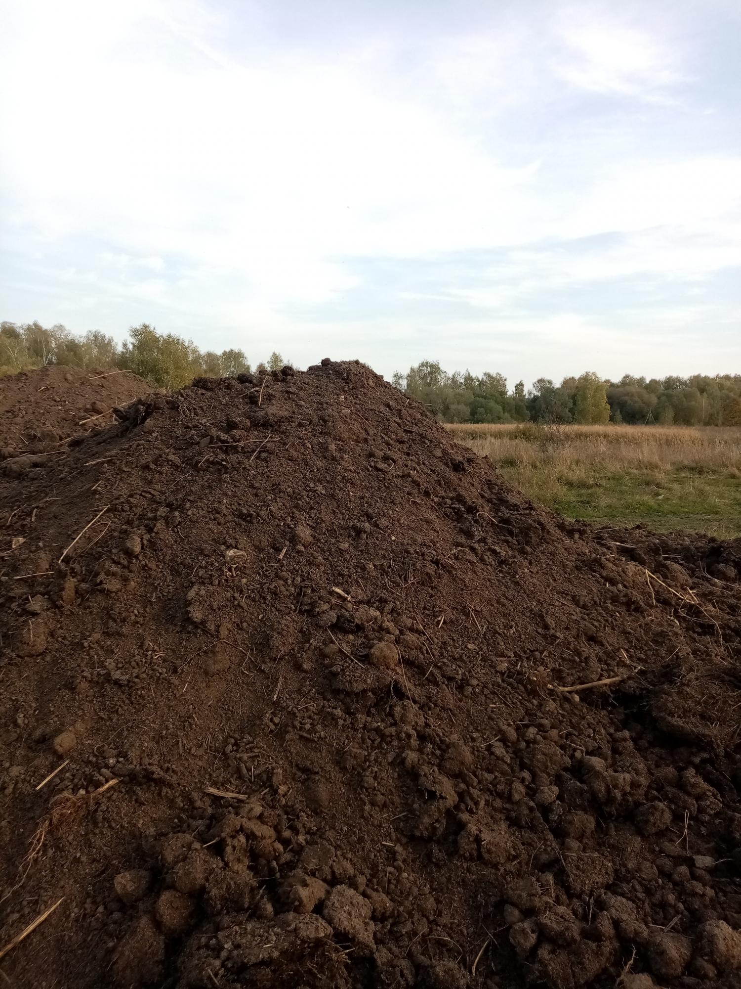 Перегной, земля для грядок, навоз, цена 100 руб. купить в Жукове