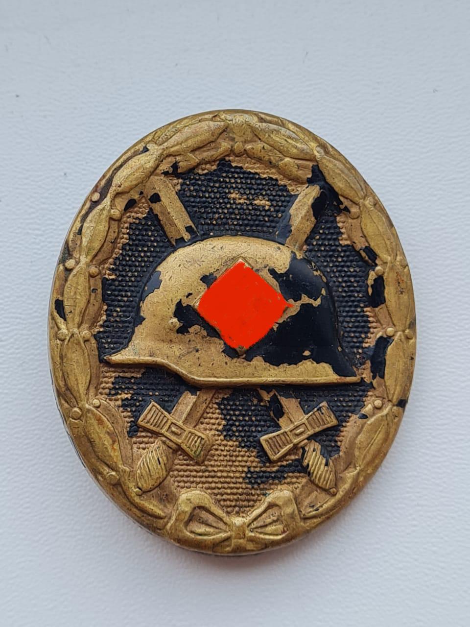 Знак за ранение 3 степени, вермахт, Третий Рейх купить в Москве, цена 2 ...