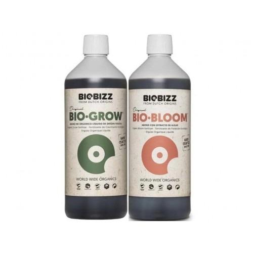 Комплект удобрений BioBizz,BioGrow,Bio-Bloom 2x1л
