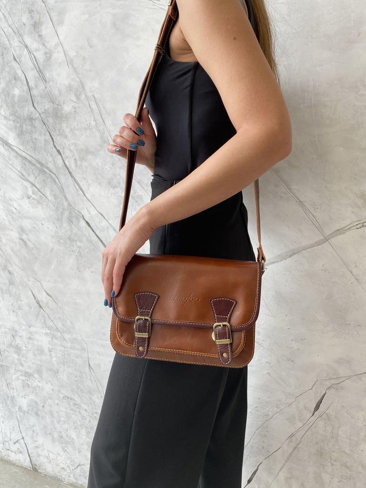 Коллекционная женская сумочка из натуральной кожи - фотография № 3