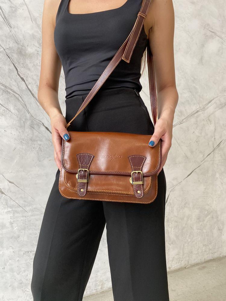 Коллекционная женская сумочка из натуральной кожи - фотография № 8