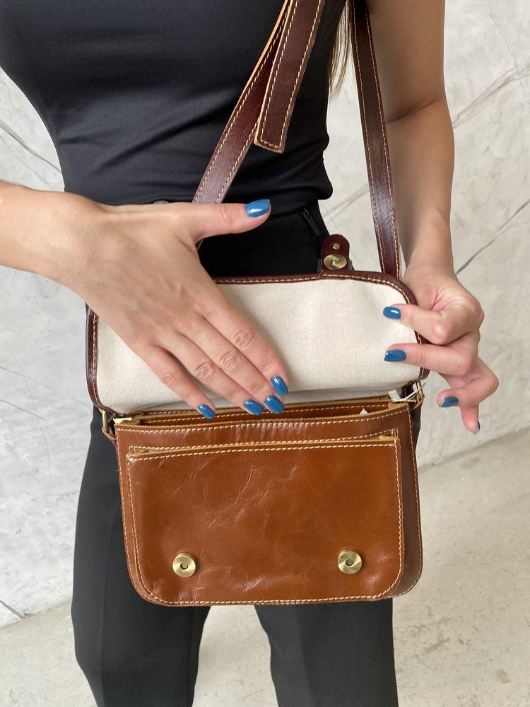 Коллекционная женская сумочка из натуральной кожи - фотография № 9