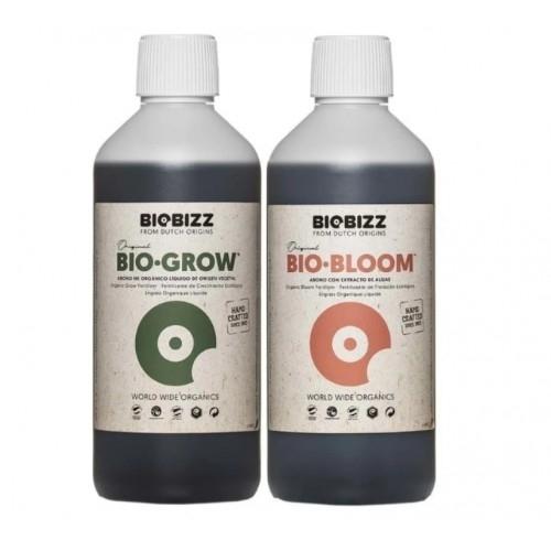 Комплект удобрений BioBizz Bio-Grow+Bio-Bloom2x0.5