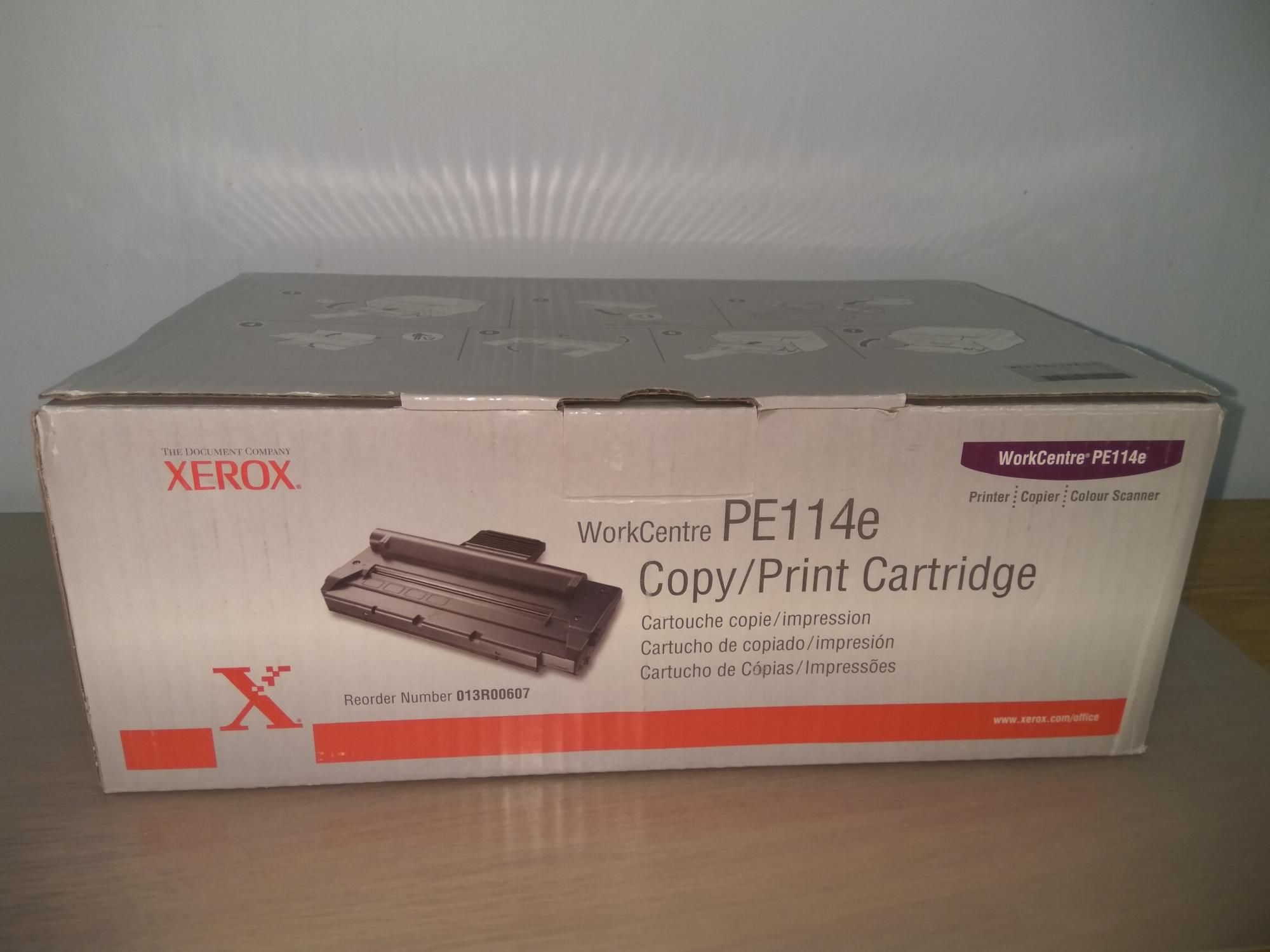 Xerox original. Картридж; МФУ Xerox Phaser pe 114e. Подлинник и ксерокс