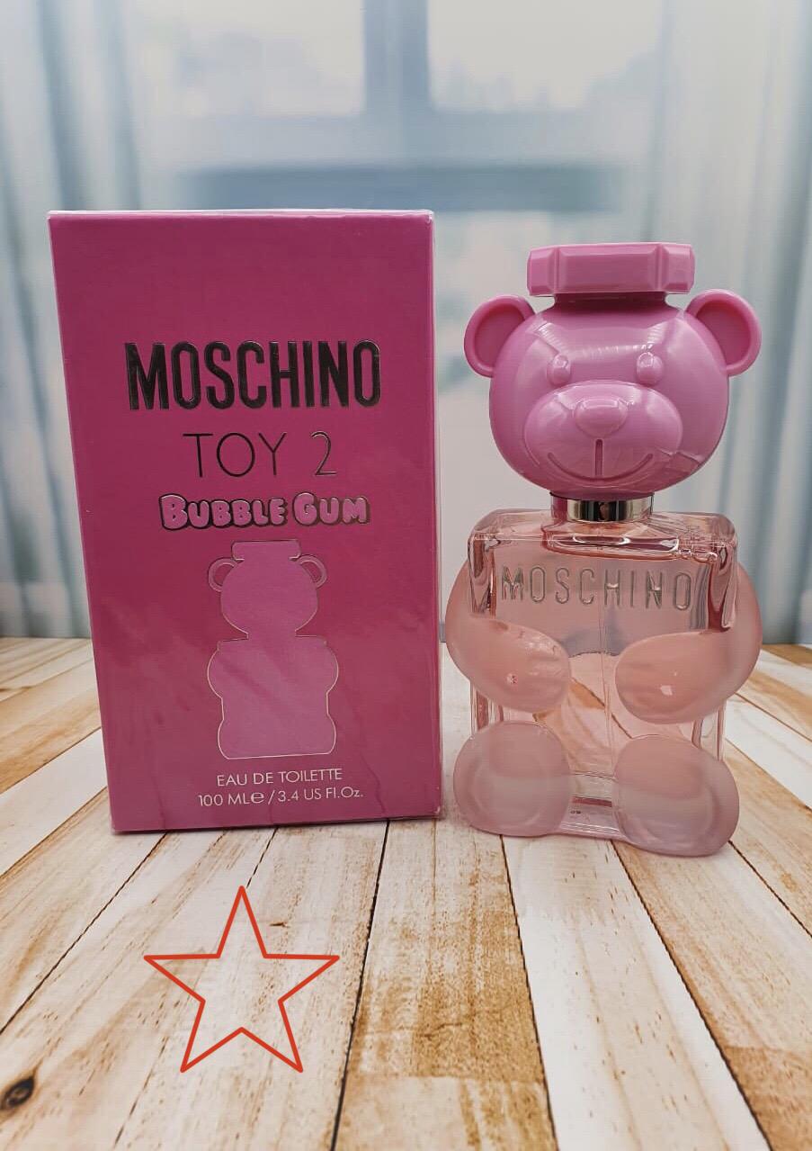 Духи той 2 москино бабл. Moschino Toy 2 Bubble Gum. Moschino Toy 2 Bubble Gum 100 мл. Духи Москино бабл гам. Духи Moschino Toy 2.