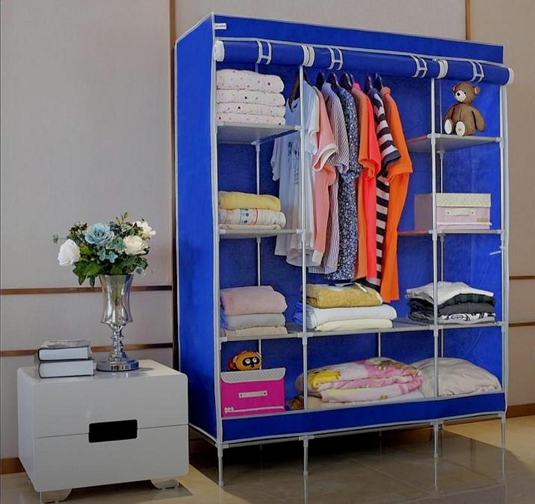 Складной каркасный тканевый шкаф Storage Wardrobe 175 130 45 см