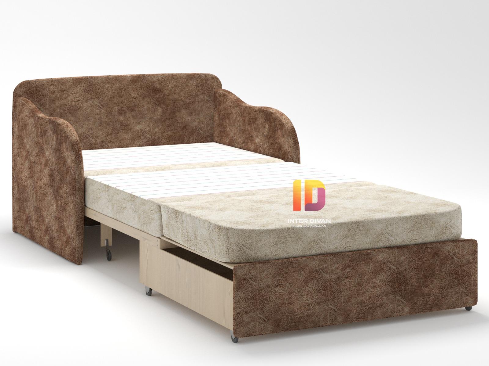 Кресло кровать марина эко 80 с мягкими подлокотниками
