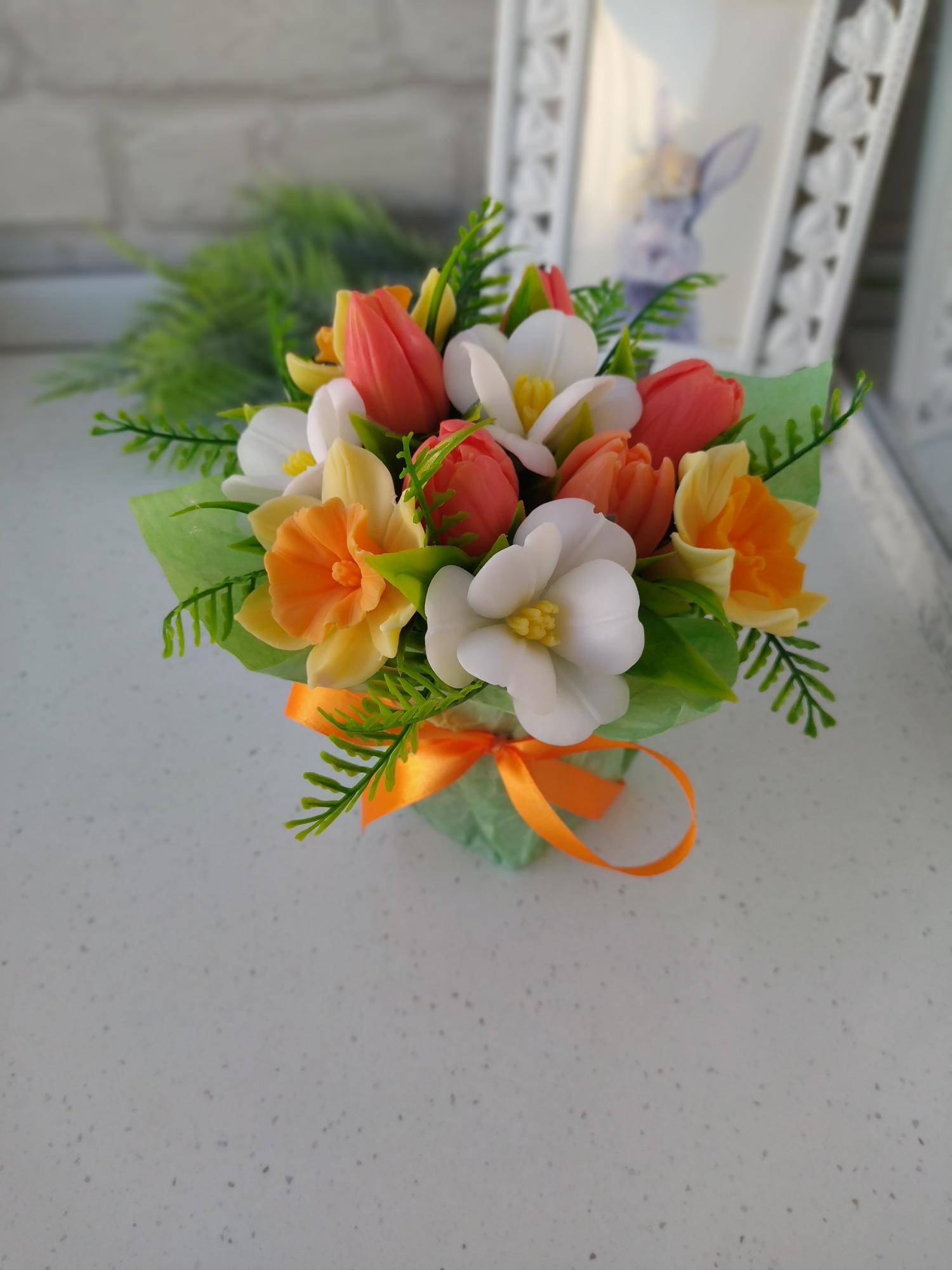 Букет из мыла