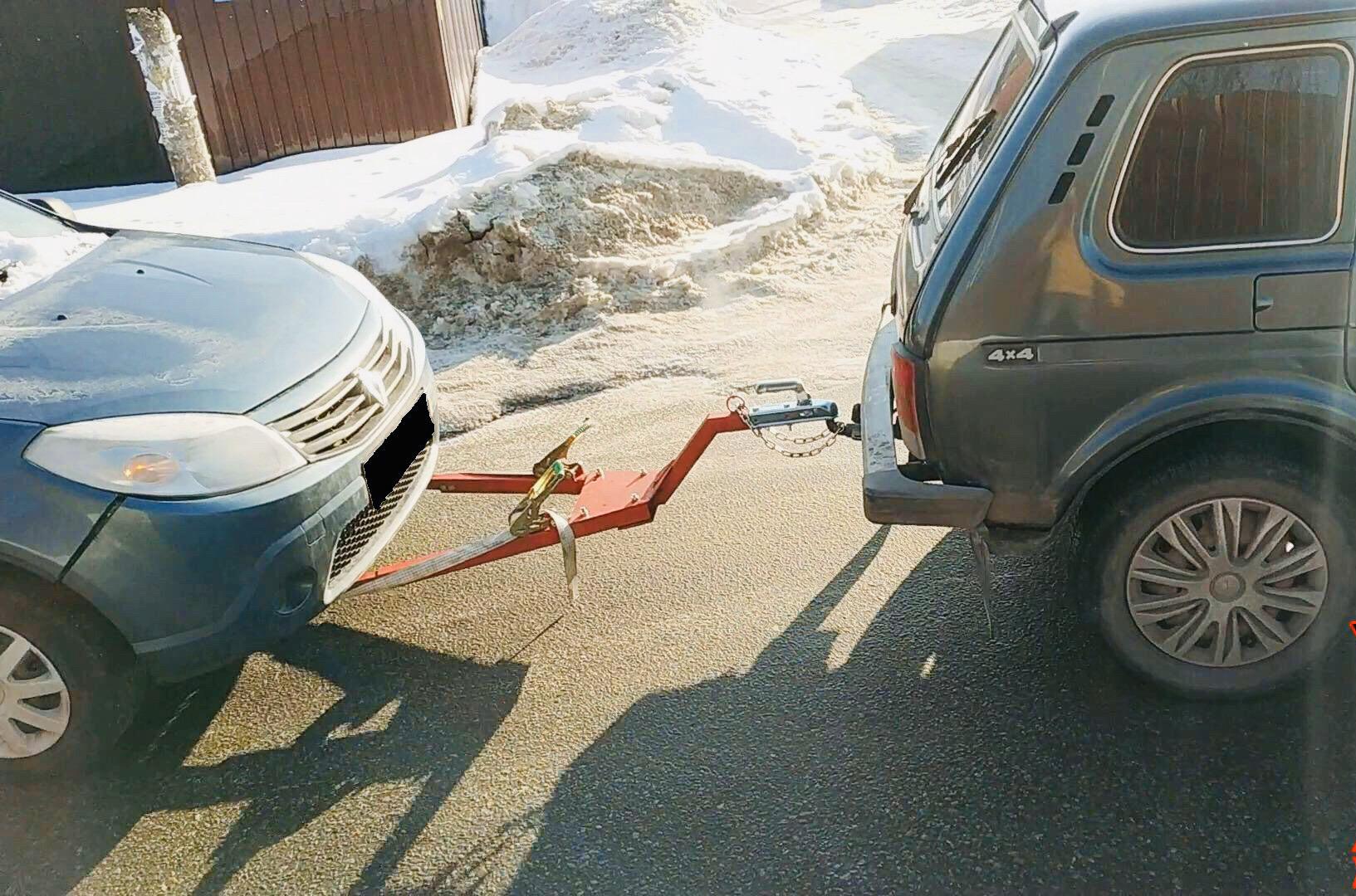 Жесткая сцепка для автомобиля