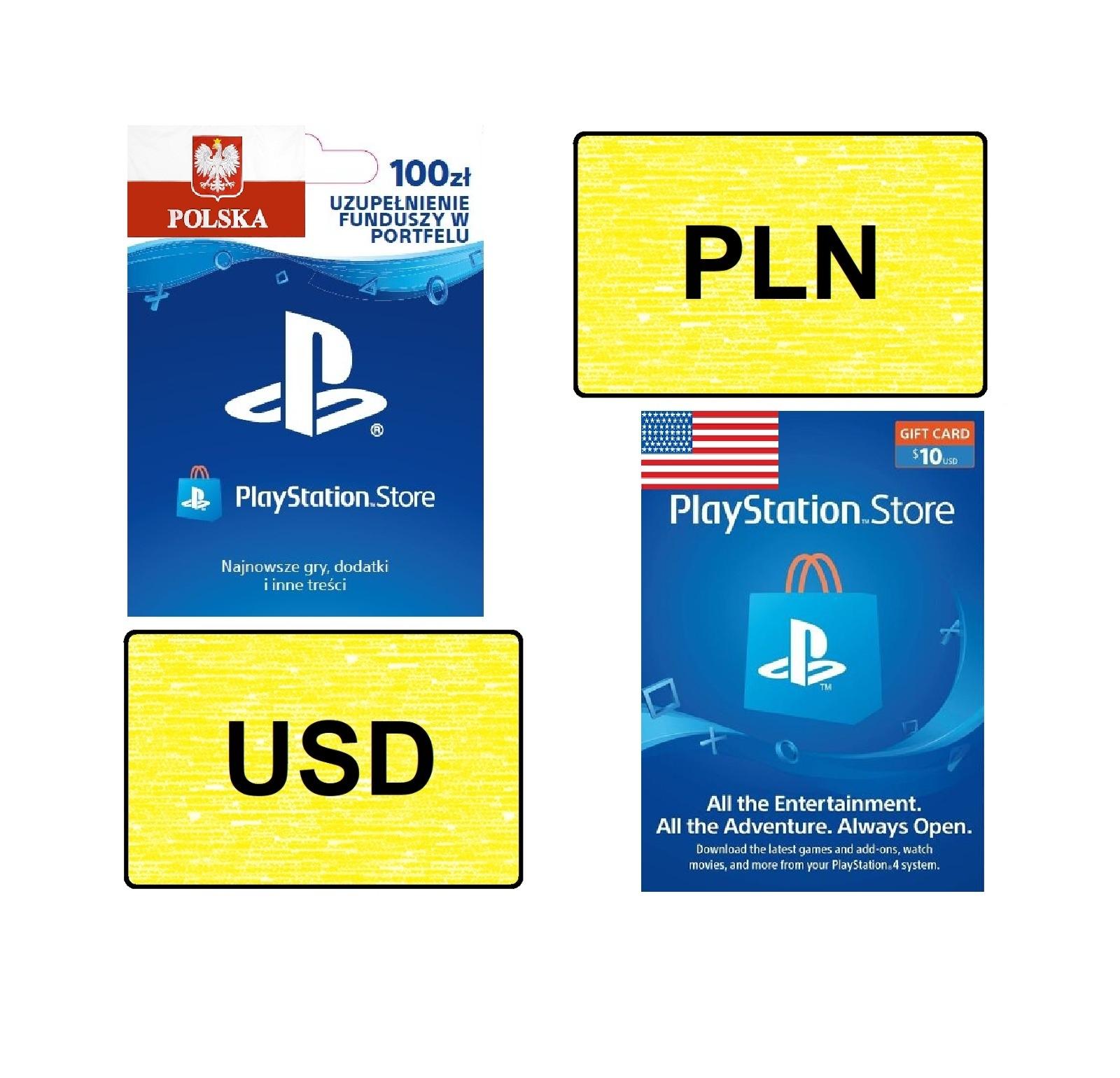 Карта пополнения playstation