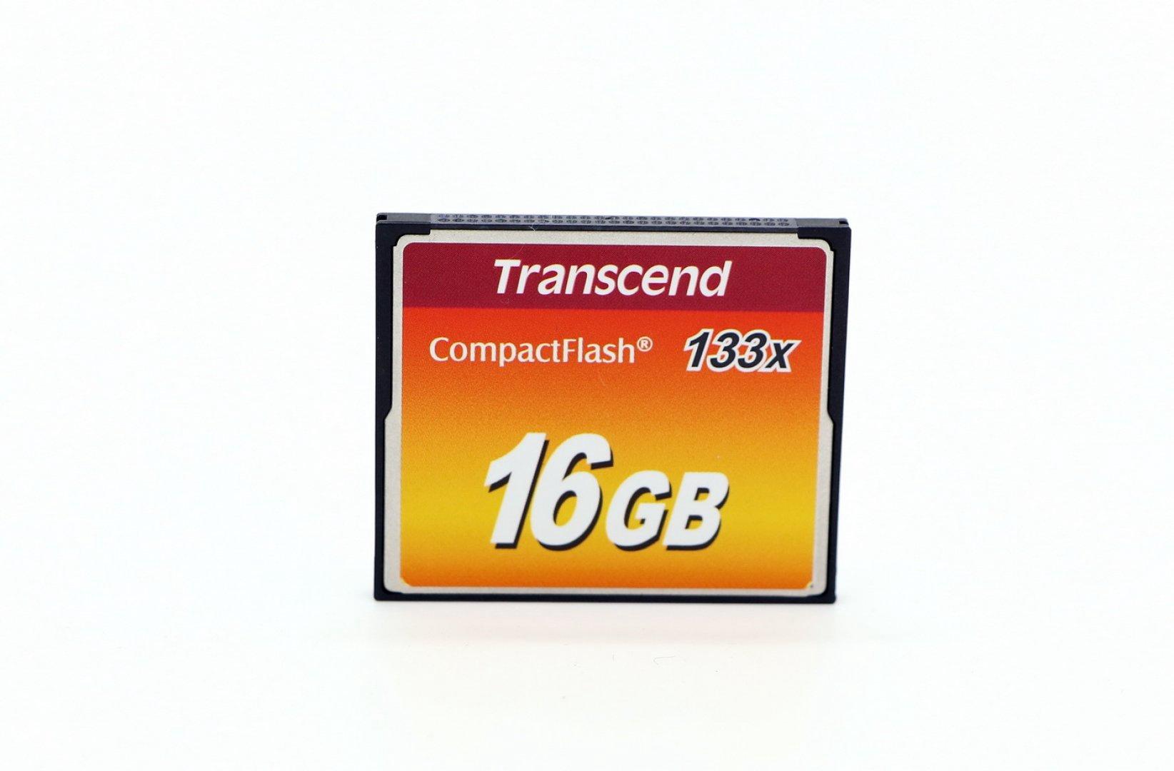 Карта памяти transcend compact flash 16 гб