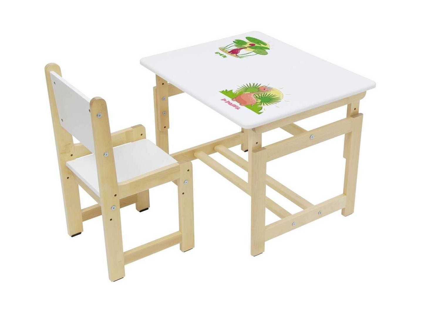комплект растущей детской мебели polini