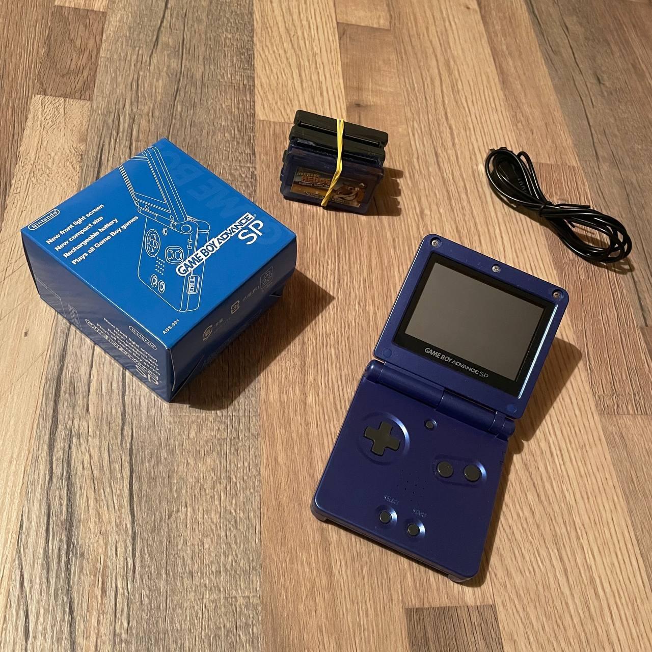 Game Boy Advance SP AGS-001 Blue купить в Москве, цена 6 500 руб ...