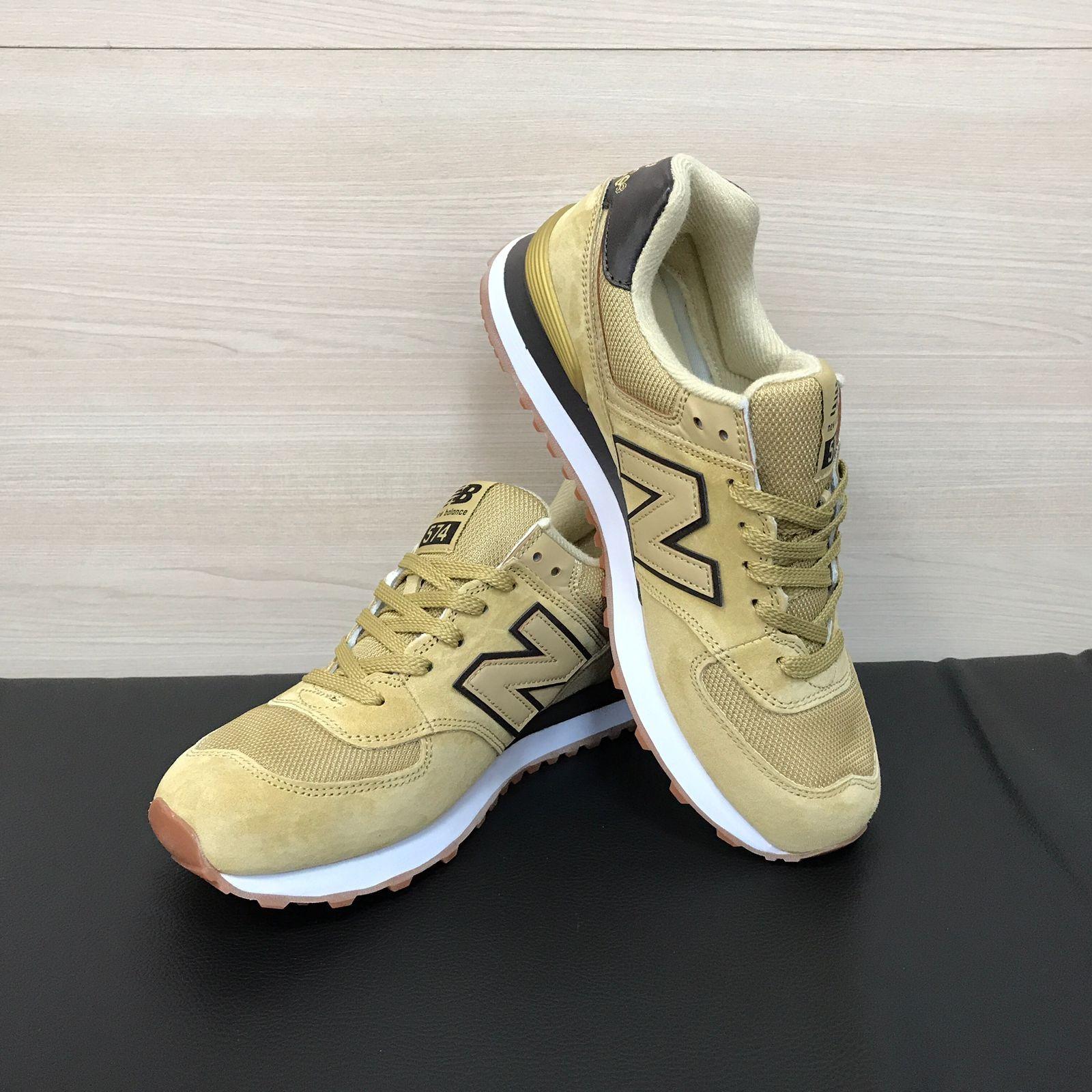 Кроссовки New Balance 574 мужские желтые купить в Москве, цена 3 900 ...