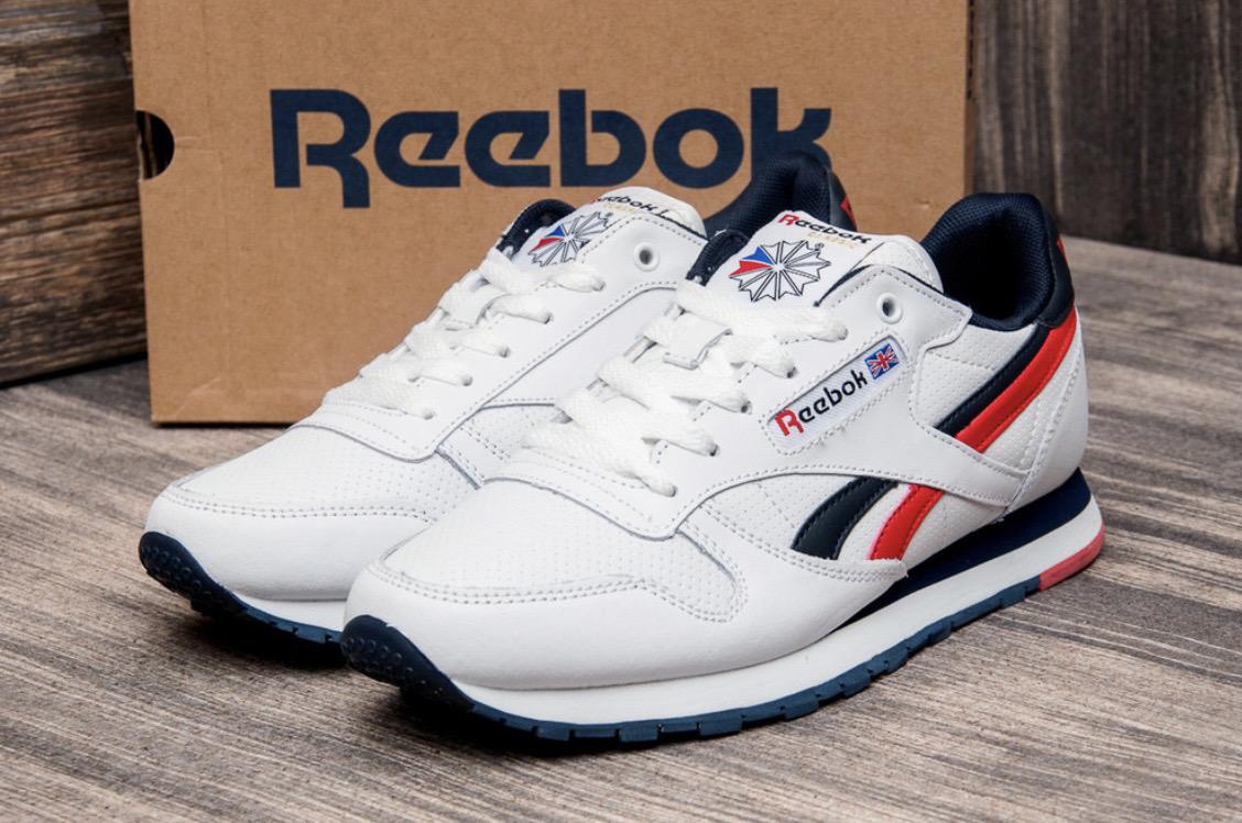 Брендовые кроссовки в москве. Reebok Classic Leather White Blue Red. Кроссовки рибок мужские 2023. Reebok Classic кроссовки мужские. Reebok Classic White Blue.