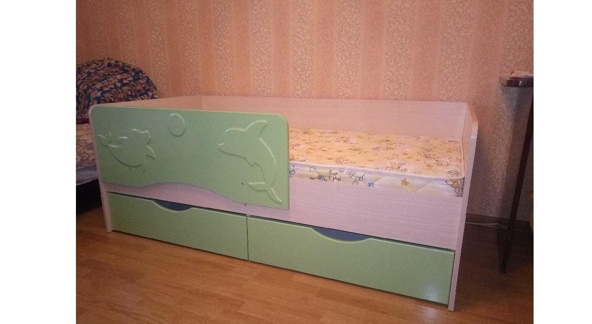 Детская кровать Алиса Дельфин 2 сборка