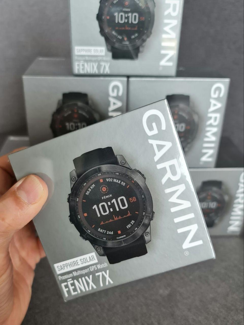 Fenix 7x Sapphire Solar титановый черный DLC. Fenix 7x Sapphire Solar Titanium.