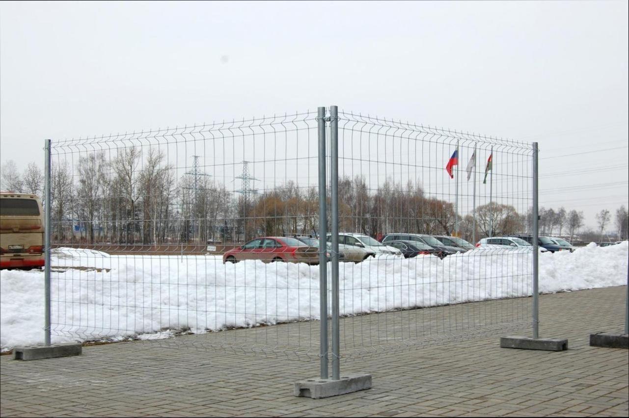 Временное ограждение. Заборы 3д разных размеров купить в Москве, цена 1 ...