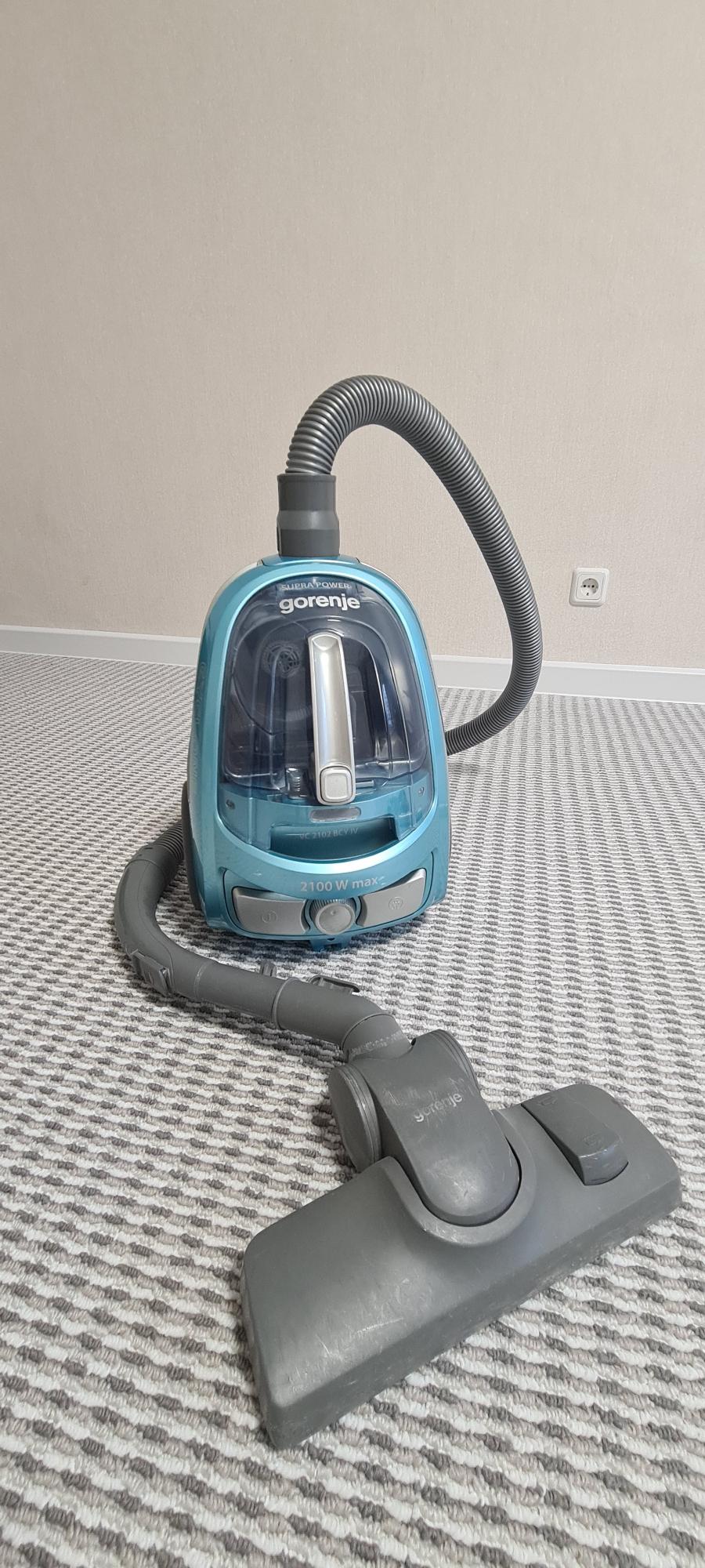 Пылесос б/у Gorenje Supra Power VC 2102 BCYIV купить в Москве, цена 3 ...
