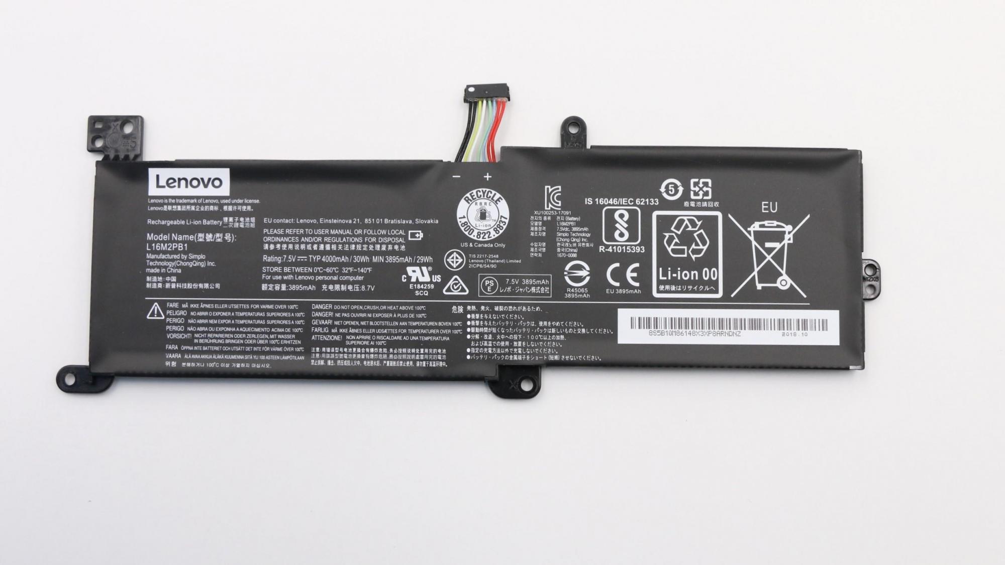 B l 16. Lenovo l16l2pb1. Аккумуляторная батарея для ноутбука Lenovo (l16m2pb1, l16l2pb2) Lenovo IDEAPAD 320-15. Lenovo IDEAPAD s145 аккумулятор. Lenovo Battery 2cell 30wh 7.4v 5b10m49823.